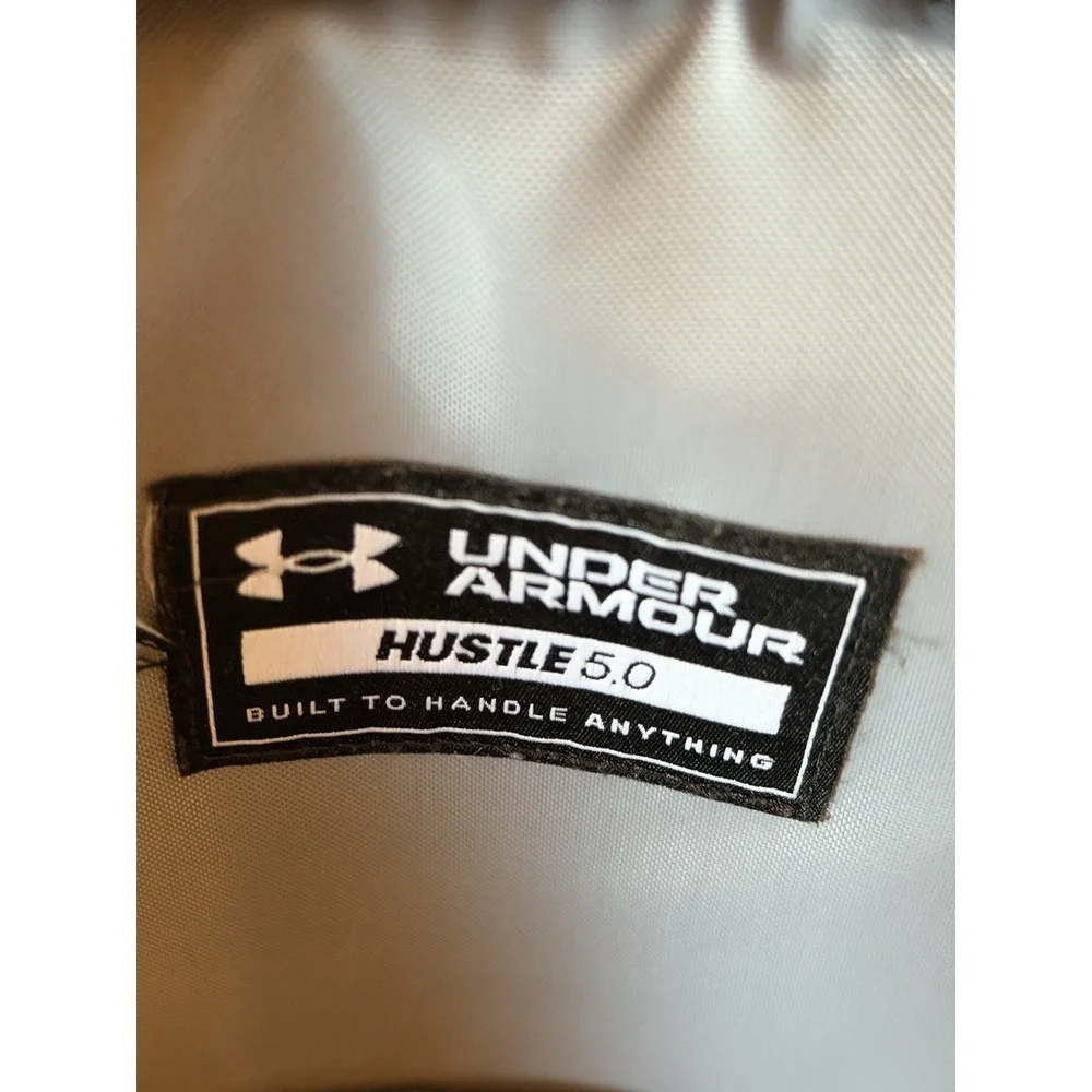 Under Armour Hustle 5.0 Backpack 1361176 002 Gray/Black